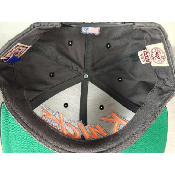 New York Knicks Hat Cap Snapback NBA Basketball Mens 47 Brand Hardwood Classics - Picture 8 of 12